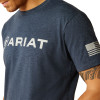 ARIAT NAVY SHIELD FLAG - MENS TEE COR - 10054198