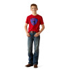 ARIAT BUFFALO WEST RED - KIDS BOYS SHIRT - 10054040