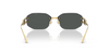 VERSACE DAMIER PLAQUE GOLD DARK GREY - SUNGLASS VERSACE  - 2274100287