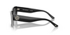 TORY BURCH MILLER RECTANGLE BLACK WHITE - SUNGLASS TORY BURCH  - 7190U19466G