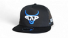 LOST CALF WHITE/BLUE 3D LOGO BLACK - HATS CAP  - LA H