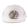 LAZY J RANCH WEAR WHITE OLIVE 5 PANEL ARROWHEAD - HATS CAP  - WHITE4-AH-OLV