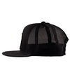 LAZY J RANCH WEAR BLACK GOLD HOT SHOT 5 PANEL - HATS CAP  - BLKBLK4-HS-GLD