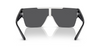 BURBERRY WHITE GREY MIRROR BLACK SHIELD - SUNGLASS BURBERRY  - 429140496G