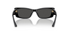 JIMMY CHOO LEXY BLACK RECTANGLE CRYSTALS - SUNGLASS JIMMY CHOO  - 5002BU500087
