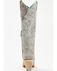 CORRAL SILVER FLORAL TALL TOP - BOOT LADIES  - A4482