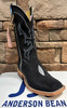 ANDERSON BEAN BOOT STINGRAY BLACK - BOOT MENS WESTERN - 341049