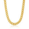MONTANA SILVERSMITHS GOLD CUBAN LINK CHAIN - ACCESSORIES JEWELRY NECKLACE - NC6010G