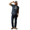 ARIAT LIBERTY USA DIGITAL CAMO NAVY - MENS TEE COR - 10054179