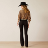 ARIAT PERFECT RISE ELLA BOOT BLACK - LADIES JEANS COR - 10053533