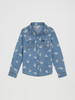 WRANGLER HORSE PRINT WESTERN DENIM - KIDS GIRLS SHIRT - 112359421