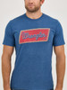 WRANGLER GRAPHIC DARK DENIM HEATHER - MENS TEE  - 112358735
