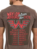 WRANGLER WAYLON JENNINGS GRAPHIC BROWN - MENS TEE  - 112361068