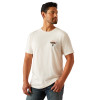 ARIAT MEXICALI ANTIQUE WHITE TEE - MENS TEE  - 10054829