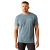 ARIAT EAGLE ROCK LIGHT DENIM TEE - MENS TEE  - 10054832