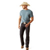 ARIAT EAGLE ROCK LIGHT DENIM TEE - MENS TEE  - 10054832