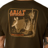 ARIAT ARMADILLO HALF SHELL OLIVE - MENS TEE  - 10054843