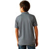 ARIAT TEK POLO NEWSBOY BLUE - KIDS BOYS POLO - 10055282