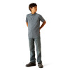 ARIAT VENTTEK OUTBOUND NEWSBOY BLUE - KIDS BOYS SHIRT - 10055418