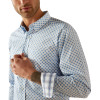 ARIAT BOOKER WRINKLE FREE FITTED BLU - MENS SHIRT  - 10054662