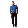 ARIAT BODIE WRINKLE FREE NAVY - MENS SHIRT  - 10054721