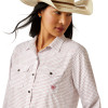 ARIAT VENTTEK STRETCH MINI PRINT - LADIES SHIRT  - 10055189