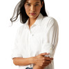 ARIAT VENTTEK STRETCH WHITE - LADIES SHIRT  - 10055200