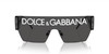 DOLCE & GABBANA LOGO SHIELD BLACK/GREY - SUNGLASS DOLCE & GABBANA  - 223301/87