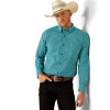 ARIAT JORDY CLASSIC FIT BLUE PRINT - MENS SHIRT  - 10054697