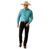 ARIAT JORDY CLASSIC FIT BLUE PRINT - MENS SHIRT  - 10054697