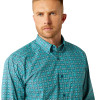 ARIAT JORDY CLASSIC FIT BLUE PRINT - MENS SHIRT  - 10054697