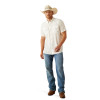 ARIAT VENTTEK WESTERN FITTED WHITE - MENS SHIRT  - 10054478