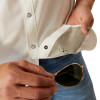 ARIAT VENTTEK WESTERN FITTED WHITE - MENS SHIRT  - 10054478