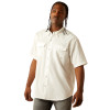 ARIAT WESTERN VENTTEK CLASSIC WHITE - MENS SHIRT  - 10054482