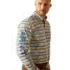 ARIAT TEAM PEER CLASSIC KHAKI BLUE - MENS SHIRT  - 10054731