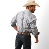 ARIAT WINKLE FREE FORTUNE GREY PRINT - MENS SHIRT  - 10043702