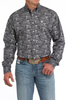CINCH BLACK PAISLEY PRINT - MENS SHIRT  - MTW1105857