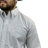 WRANGLER GEORGE STRAIT WHITE/BLUE PRINT - MENS SHIRT  - 112360058