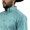 WRANGLER GEORGE STRAIT SOLID TURQUOISE - MENS SHIRT  - 112359998