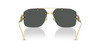 VERSACE DAMIER PLAQUE GOLD DARK GREY - SUNGLASS VERSACE  - 2275100287