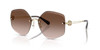 TORY BURCH SHINY LIGHT GOLD BROWN GRADIEN - SUNGLASS TORY BURCH  - 6111334913