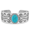 MONTANA SILVERSMITHS INTO THE BLUE TURQUOISE CUFF - ACCESSORIES JEWELRY BRACELET - BC5126