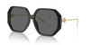 TORY BURCH IRREGULAR SHAPE BLACK W/GOLD - SUNGLASS TORY BURCH  - 7204D170987