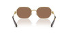 TORY BURCH MILLER METAL OVAL SHINY GOLD - SUNGLASS TORY BURCH  - 6113334373