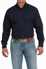 CINCH NAVY CATTLE PRINT - MENS SHIRT  - MTW1105856