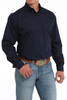 CINCH NAVY CATTLE PRINT - MENS SHIRT  - MTW1105856