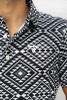 LOST CALF AZTEC RHOMBUS - MENS POLO  - AZTEC RHOMBUS