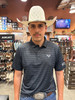 LOST CALF SEALY PERF BLACK - MENS POLO  - SEALY PERF BLACK