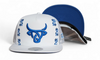 LOST CALF 3D LOGO BLUE WHITE FLOWERS - HATS CAP  - SADRACH FLAT