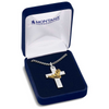 MONTANA SILVERSMITHS 2 TONE CROSS WITH EAGLE - ACCESSORIES JEWELRY NECKLACE - AMNC6079